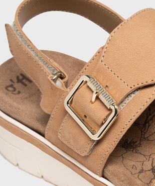 Sandales confort à brides avec semelle amovible femme vue6 - G'FLEX GEMO FOR GOOD - GEMO