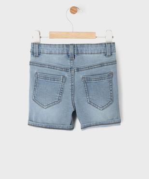 Bermuda en jean slim extensible bébé garçon vue3 - GEMO 4G BEBE - GEMO
