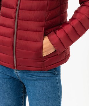Doudoune à col montant avec rembourrage fin femme vue2 - GEMO 4G FEMME - GEMO