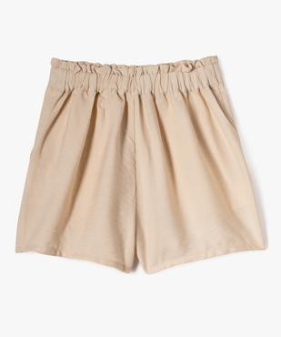 Short ample en viscose fluide à enfiler fille vue3 - GEMO 4G FILLE - GEMO