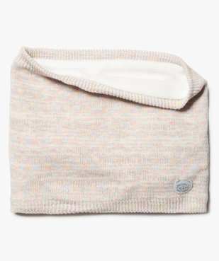 Echarpe fille forme snood en maille pailletée et doublure polaire vue1 - GEMO (ENFANT) - GEMO