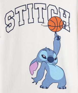 Tee-shirt manches courtes imprimé garçon - Stitch vue2 - LILO & STITCH - GEMO