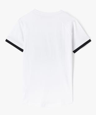 Tee-shirt à manches courtes imprimé avec touches scintillantes garçon vue3 - GEMO 4G GARCON - GEMO