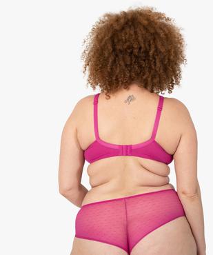Soutien-gorge emboitant à armatures en dentelle grande taille vue2 - GEMO(HOMWR FEM) - GEMO