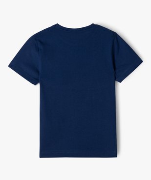 Tee-shirt manches courtes en coton imprimé garçon - Camps United vue4 - CAMPS G4G - GEMO