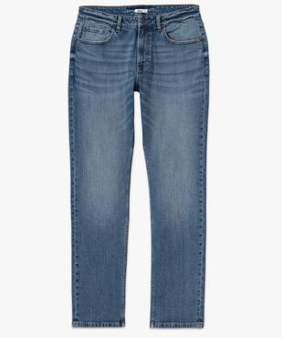 Jean coupe Regular coloris délavé homme vue4 - GEMO 4G HOMME - GEMO