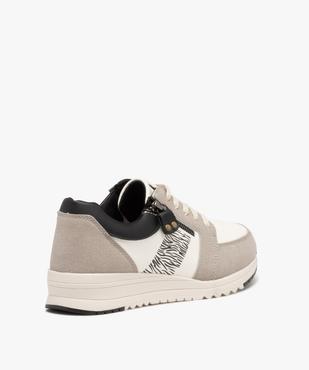 Baskets femme style casual avec détails fantaisie - Hobiz vue4 - HOBIZ - GEMO