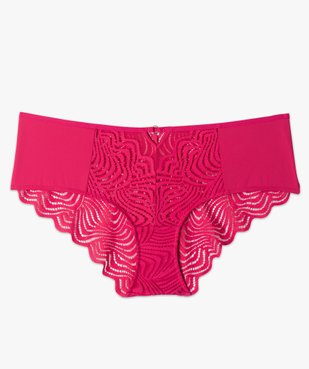 Shorty femme en dentelle et microfibre vue4 - GEMO(HOMWR FEM) - GEMO