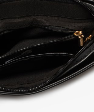Sac besace compact avec bandoulière chaine femme vue3 - GEMO (ACCESS) - GEMO