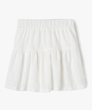 Jupe à volant en broderie anglaise avec doublure short fille vue2 - GEMO (ENFANT) - GEMO