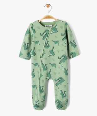Pyjama dors-bien zippé intérieur molletonné bébé vue2 - GEMO(BB COUCHE) - GEMO