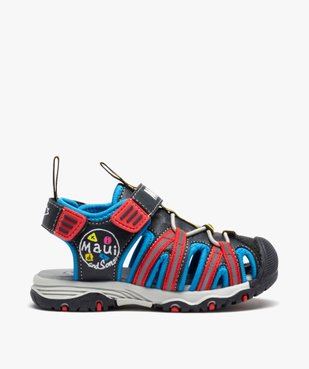 Sandales garçon multicolores à double scratch - Maui & Sons vue1 - MAUI ANS SONS - GEMO