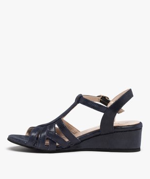 Sandales femme à fines brides en cuir – Pierre Cardin vue3 - PIERRE CARDIN D - GEMO