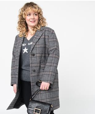 Manteau femme grande taille avec grand col vue1 - GEMO (G TAILLE) - GEMO