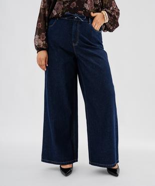 Jean Wide leg femme grande taille vue1 - GEMO 4G GT - GEMO