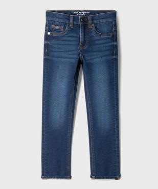 Jean slim délavé en coton stretch garçon - LuluCastagnette vue1 - LULUCASTAGNETTE - GEMO