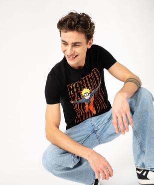 Tee-shirt à manches courtes avec motif manga homme - Naruto Shippuden vue1 - NARUTO - GEMO