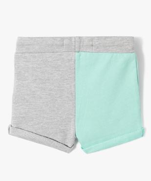 Ensemble bébé garçon 2 pièces : tee-shirt + short bicolore - Camps United vue3 - CAMPS UNITED - GEMO