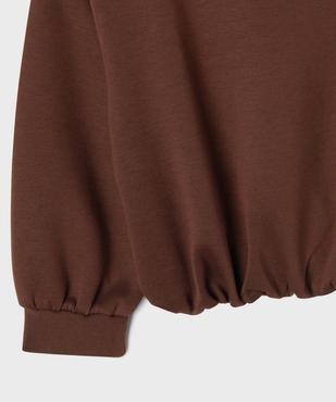 Sweat ample resserré à la base fille vue3 - GEMO (ENFANT) - GEMO