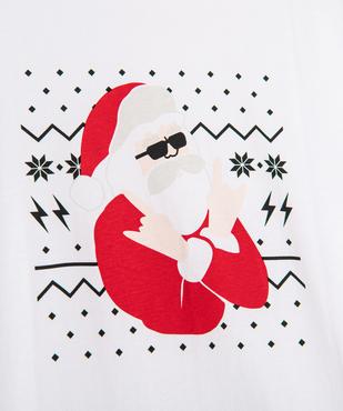 Tee-shirt à manches courtes avec motif Père Noël garçon vue3 - GEMO (JUNIOR) - GEMO