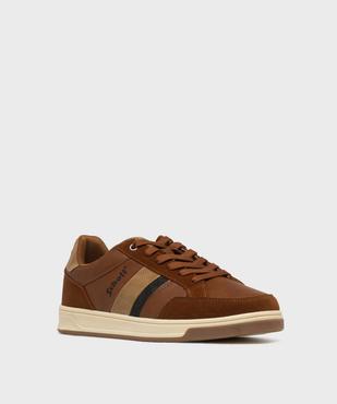 Baskets basses de ville à lacets homme - Schott vue2 - SCHOTT - GEMO
