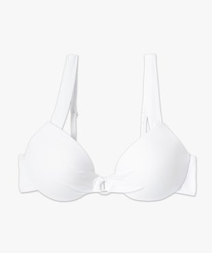 Haut de maillot de bain femme forme corbeille à armatures vue4 - GEMO (PLAGE) - GEMO