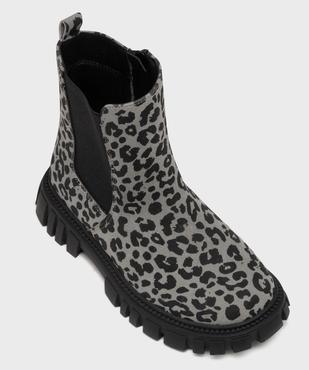 Boots crantés à motif léopard fille - Lovely Wings vue5 - LOVELY WINGS - GEMO