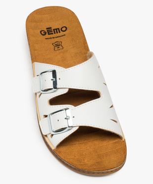 Mules femme confort unies à talon sabot vue5 - GEMO (CONFORT) - GEMO