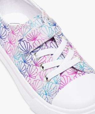 Baskets fille en toile à lacets élastiques - Les Supaires vue6 - GEMO 4G FILLE - GEMO
