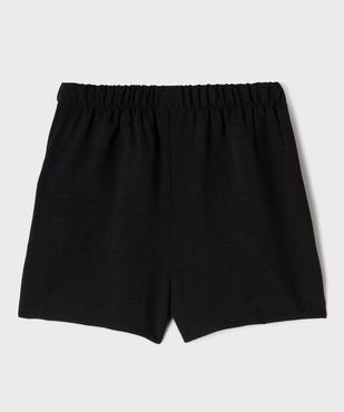 Short ample et fluide à taille élastiquée fille vue3 - GEMO (ENFANT) - GEMO