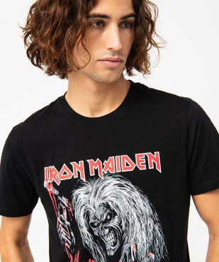 Tee-shirt manches courtes imprimé homme - Iron Maiden vue2 - IRON MAIDEN - GEMO