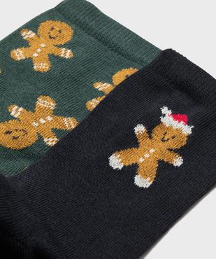 Chaussettes motifs bonhommes en pain d’épices garçon (lot de 2) vue2 - GEMO (ENFANT) - GEMO