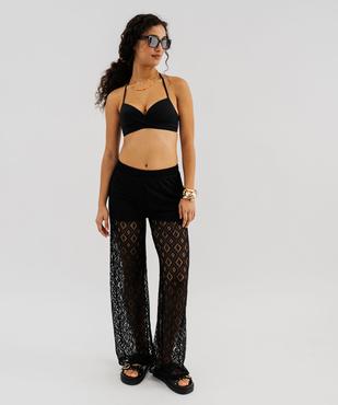Pantalon de plage en dentelle femme vue8 - GEMO 4G FEMME - GEMO