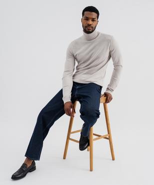 Pull col roulé en maille fine homme vue2 - GEMO 4G HOMME - GEMO