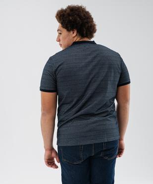 Polo manches courtes avec finitions fantaisie homme vue7 - GEMO (HOMME) - GEMO