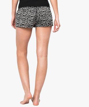 Short satiné motifs floraux vue3 - GEMO(HOMWR FEM) - GEMO