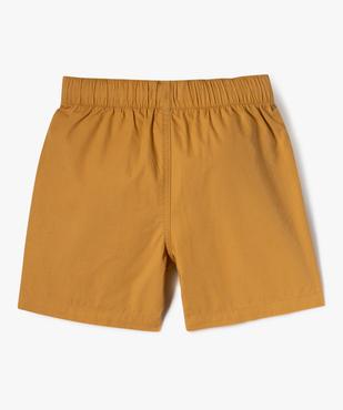 Bermuda en toile légère à taille élastiquée garçon vue7 - GEMO (ENFANT) - GEMO