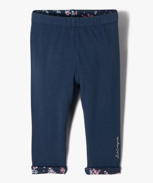 Legging réversible bébé fille - LuluCastagnette vue1 - LULU CASTAGNETTE GEMO FOR GOOD - GEMO