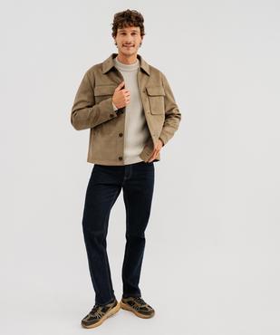 Veste en suédine homme vue4 - GEMO (HOMME) - GEMO