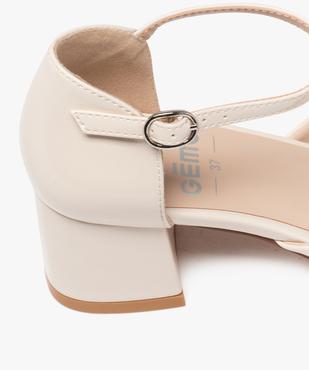 Sandales femme compensées à brides strass vue6 - GEMO(URBAIN) - GEMO