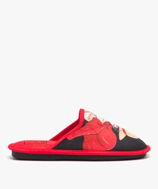 Chaussons homme mules plates en velours - One Piece vue2 - ONE PIECE - GEMO