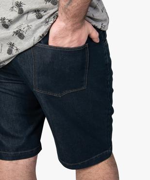 Bermuda en jean homme brut vue2 - GEMO (G TAILLE) - GEMO