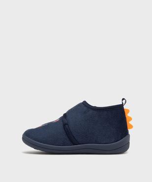 Chaussons bottillons en velours imprimé garçon  vue3 - GEMO 4G GARCON - GEMO