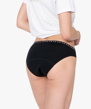 Culotte menstruelle lavable pour flux abondant - Dim Protect vue2 - DIM - GEMO