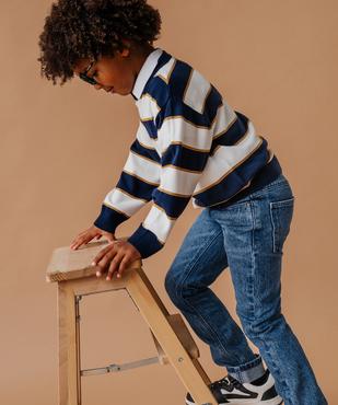 Jean Regular avec taille ajustable garçon vue1 - GEMO 4G GARCON - GEMO