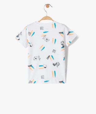 Tee-shirt bébé garçon à manches courtes à motif skate vue3 - GEMO(BEBE DEBT) - GEMO