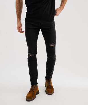 Jean skinny en denim de coton stretch homme vue2 - GEMO 4G HOMME - GEMO