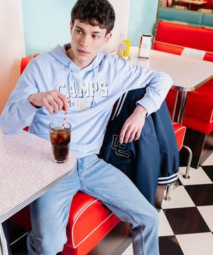 Sweat à capuche en French Terry imprimé homme - Camps United vue4 - CAMPS - GEMO