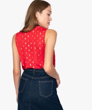 Débardeur femme à motifs et col V sportswear vue3 - GEMO(FEMME PAP) - GEMO