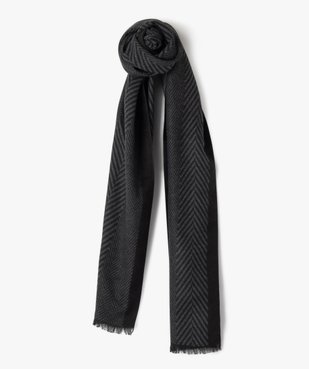 Écharpe fine à motif chevrons homme vue3 - GEMO (ACCESS) - GEMO